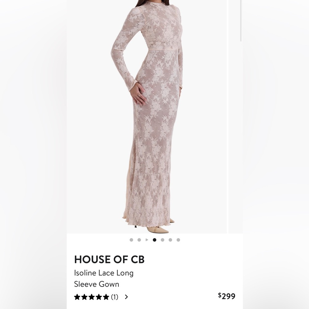 House of CB Isoline Lace Gown